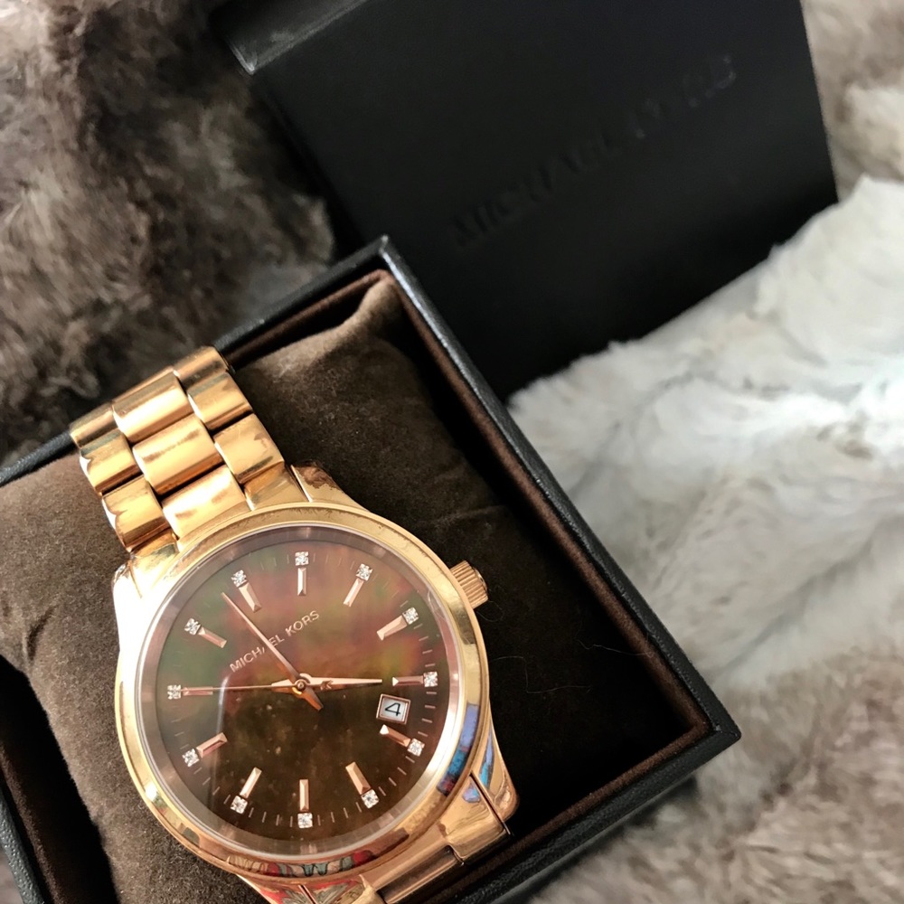 Michael Kors Mother Pearl Face watch..